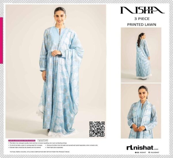 Nisha 3 pc lawn